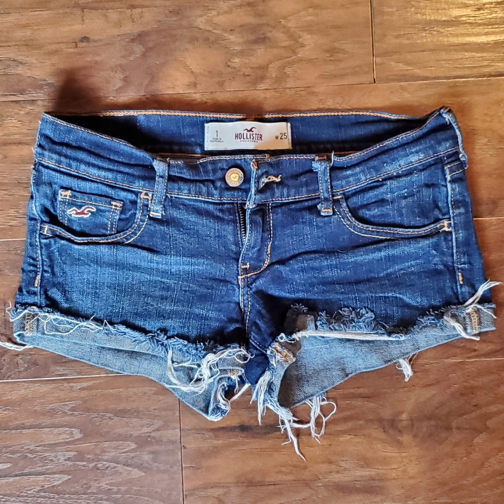 Hollister Dark Wash Shorts